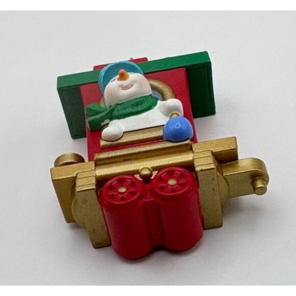 Hallmark Keepsake Cool Caboose Christmas Ornament Santas Holiday Train 2011 - Picture 8 of 11